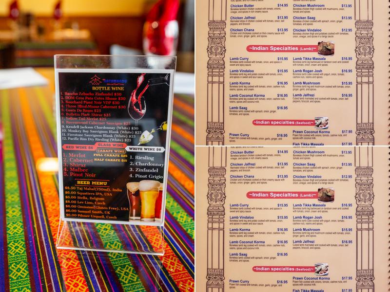 Kathmandu ll Menu