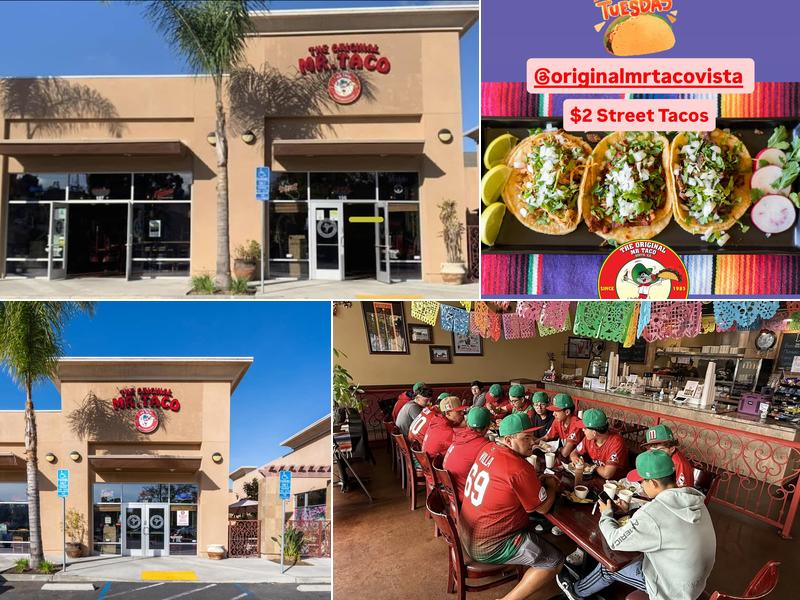 The Original Mr. Taco Vista 2215 S Melrose Dr #106/107, Vista
