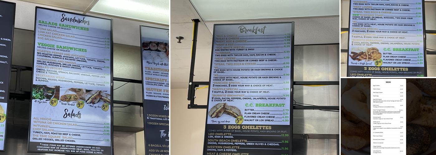 Original Ny Bagels Hunt Inc Menu