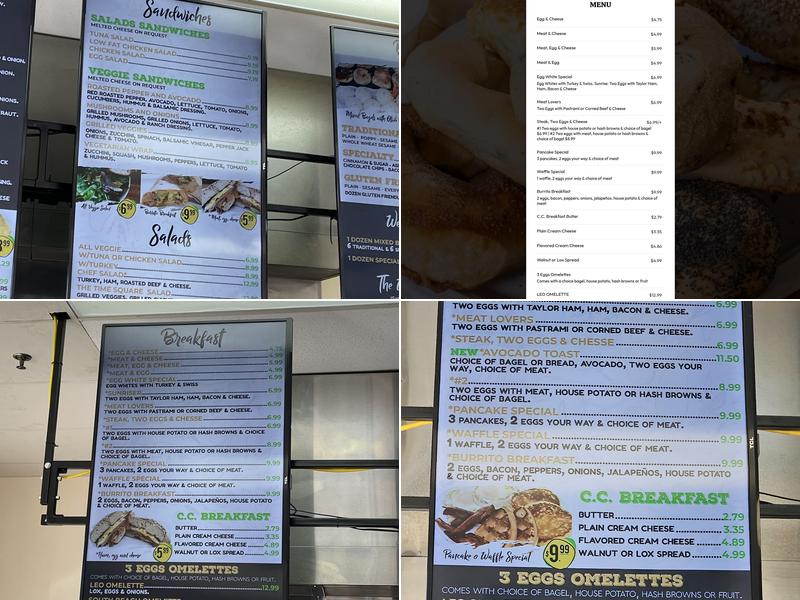 Original Ny Bagels Hunt Inc Menu