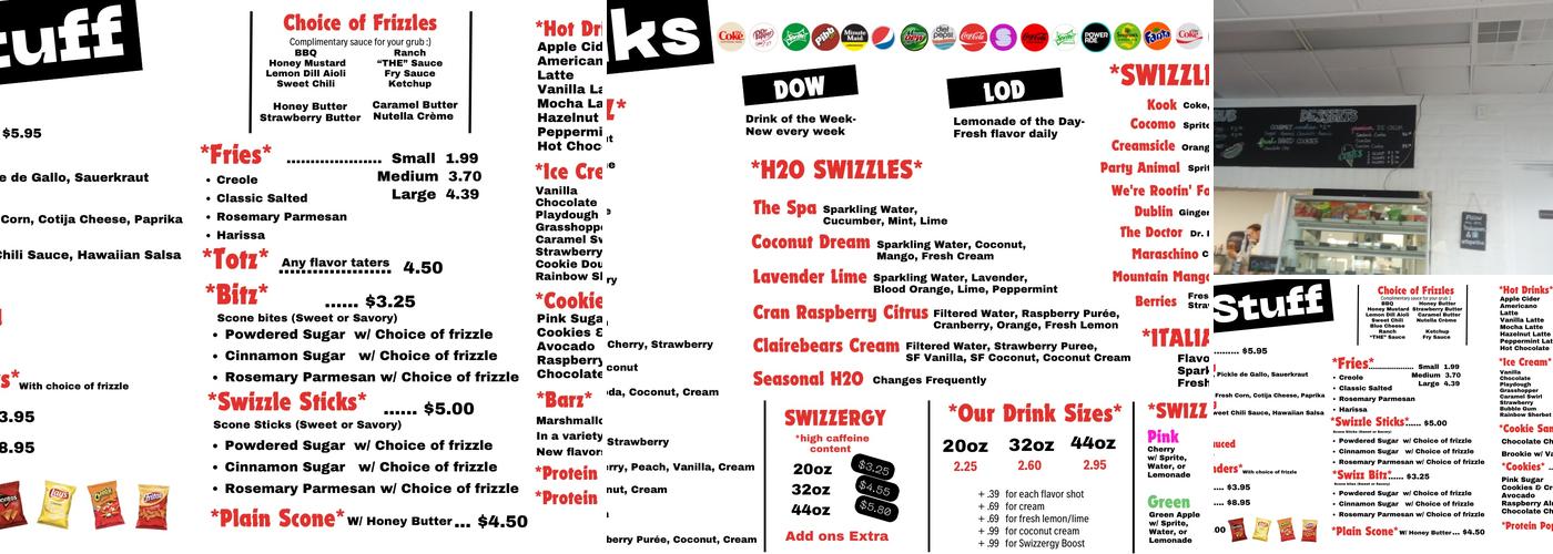SWIZZLE Menu
