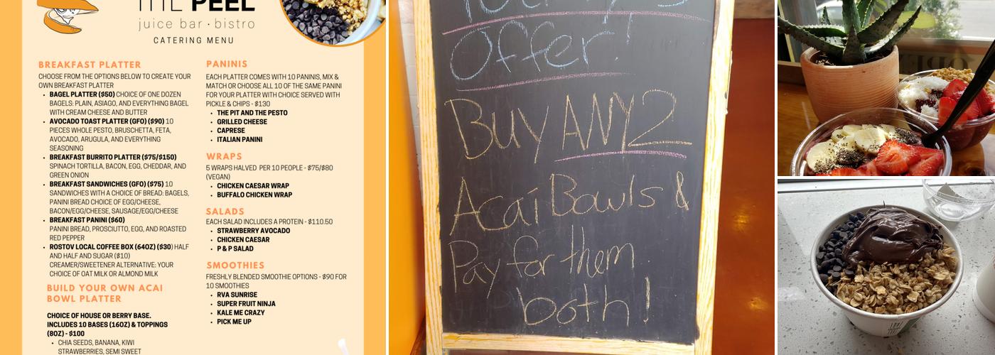 The Pit and the Peel Rooftop Menu