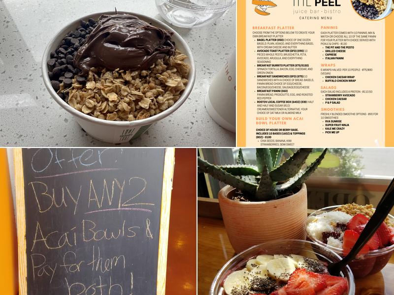 The Pit and the Peel Rooftop Menu