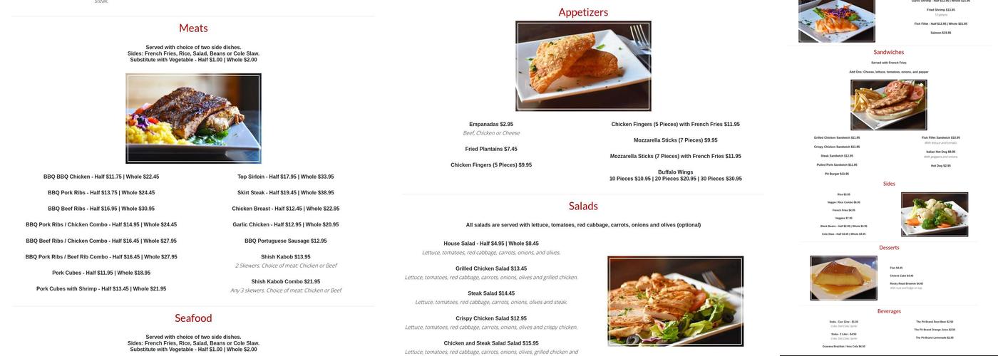 The Pit Menu
