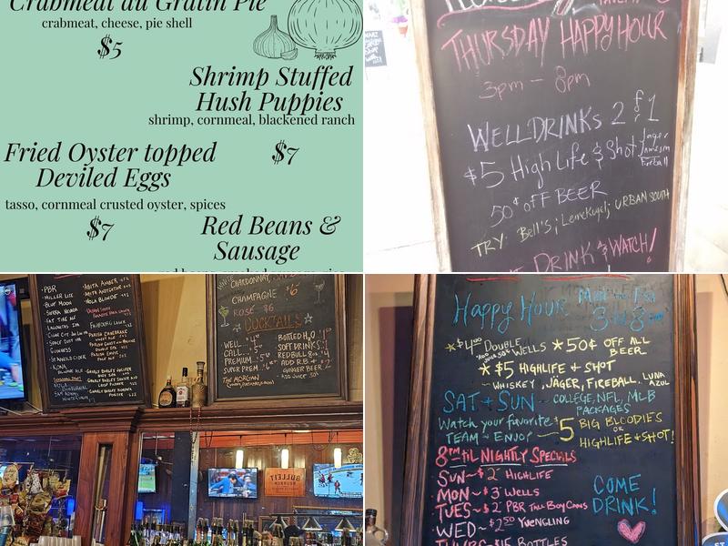 Rendezvous Tavern Menu