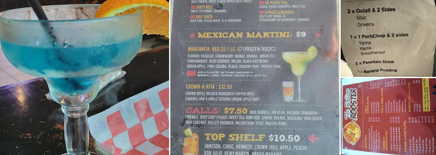 The Rolling Rooster Menu