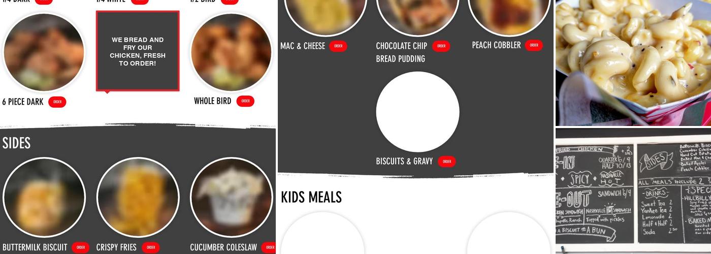 Roost Chicken & Biscuits Menu