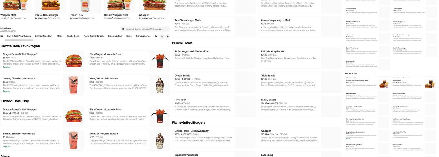 Seafood Pot Menu