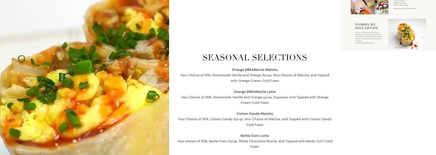 the seed. Coffee + Juice Bar Menu