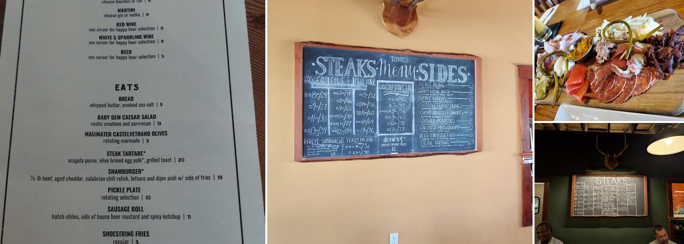 The Shambles Menu