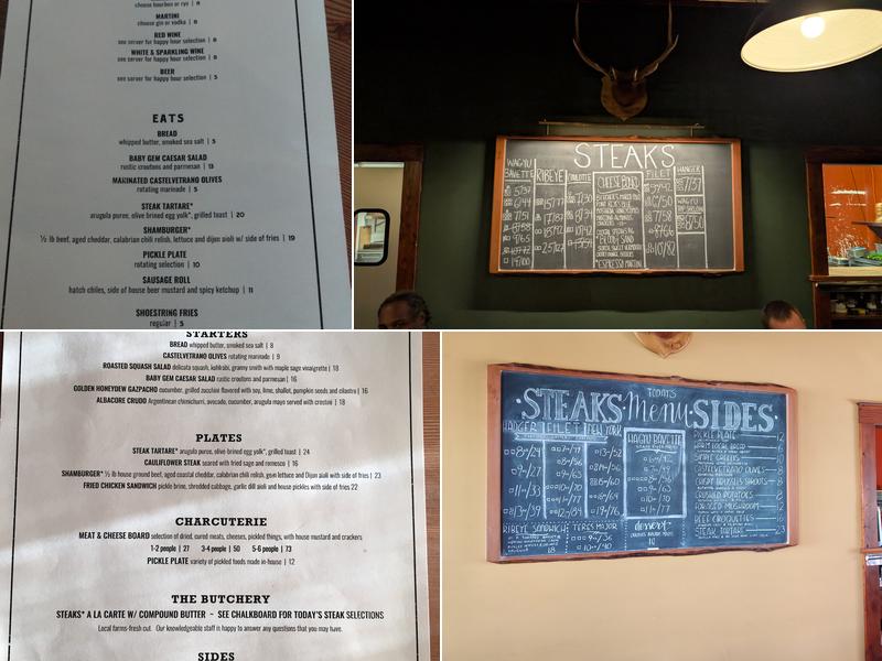The Shambles Menu