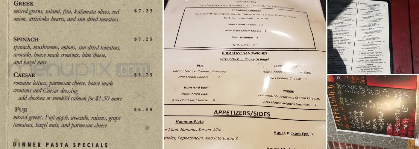 The Side Door Menu