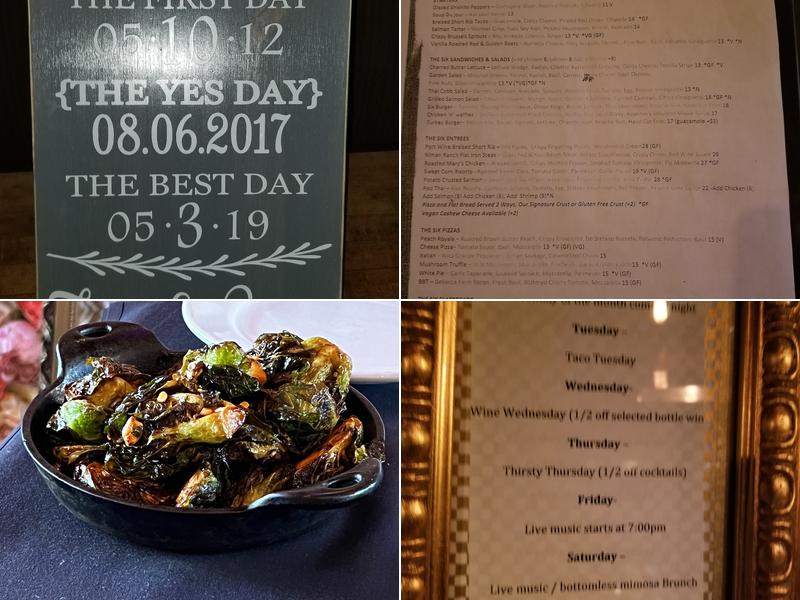 The Six Social House Menu