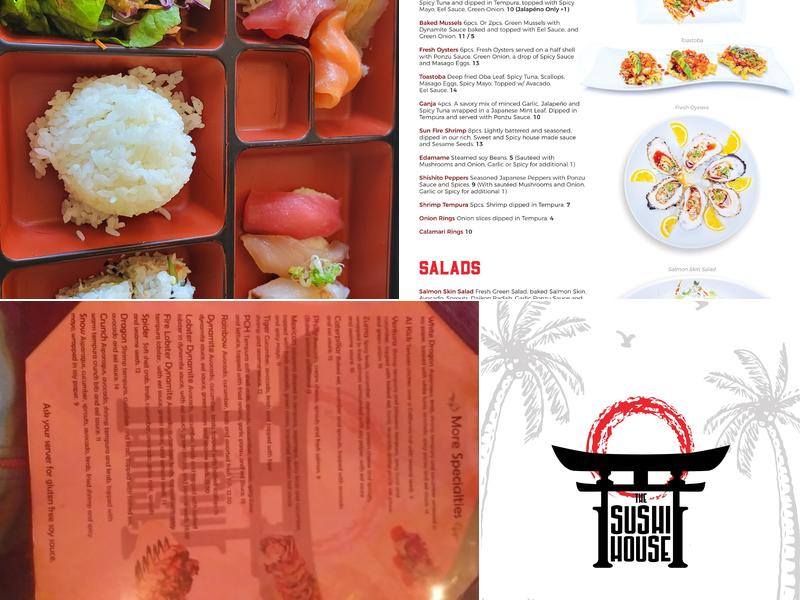 The Sushi House Ventura Menu