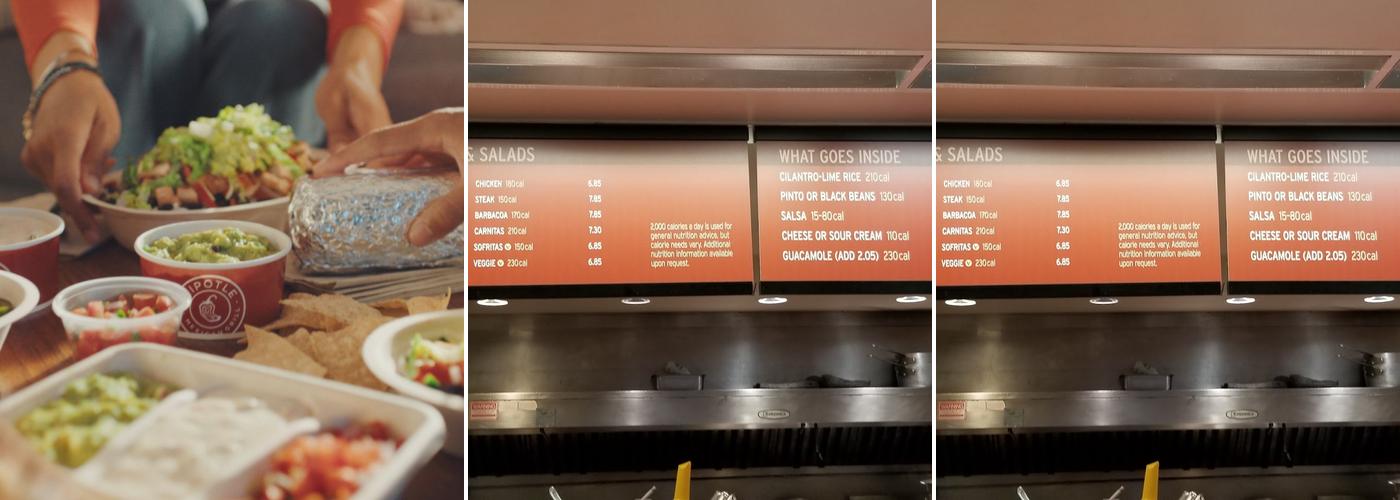 Chipotle Mexican Grill Menu