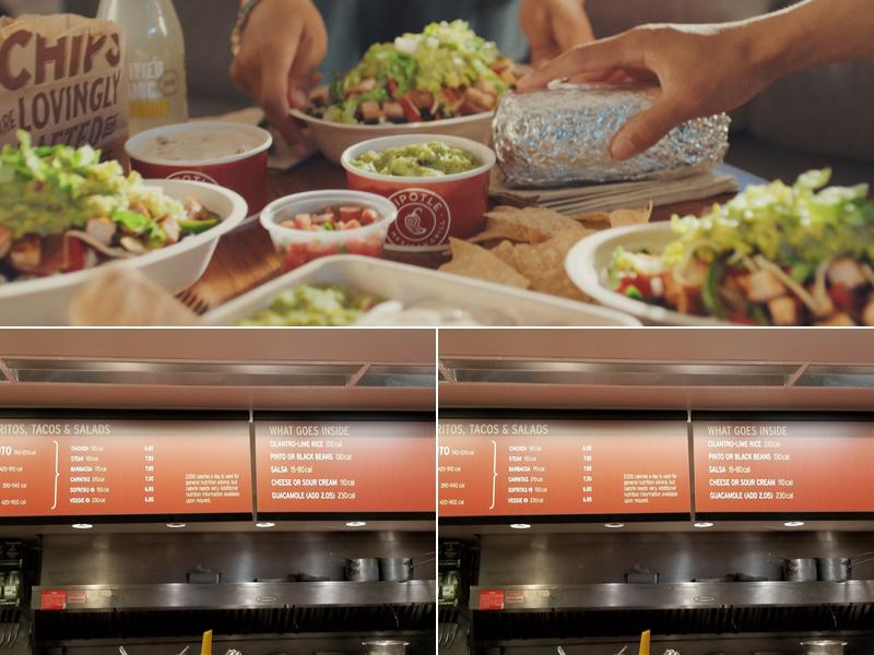 Chipotle Mexican Grill Menu