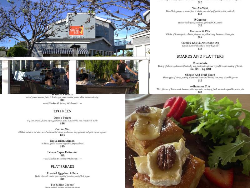 The Wine Pub & Restaurant Menu