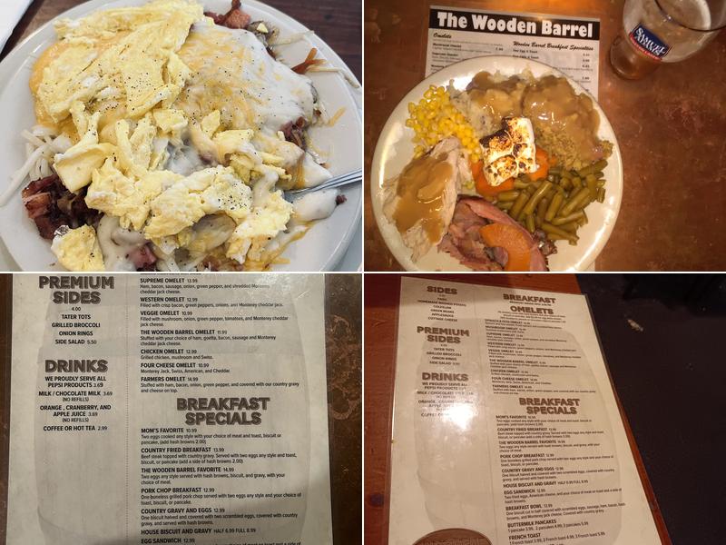 THE WOODEN BARREL Menu