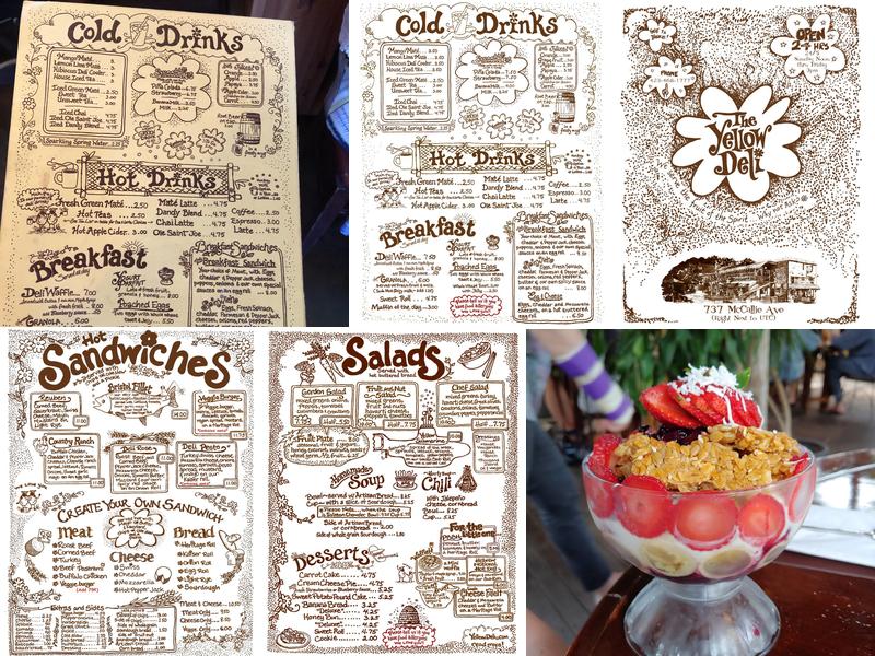 The Yellow Deli Chattanooga Menu