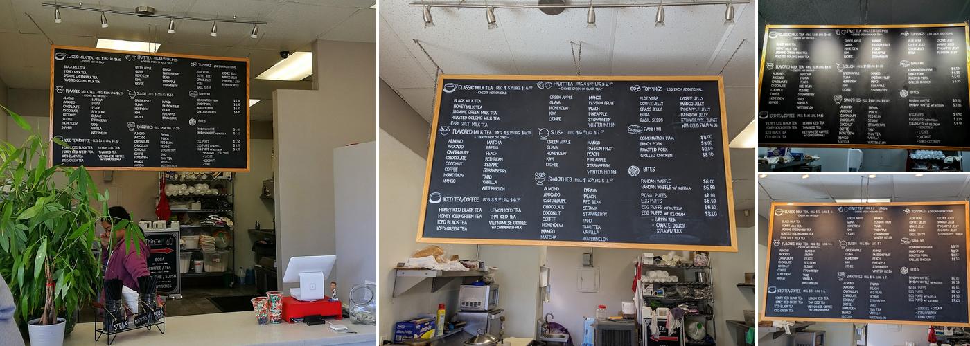 ThirsTea Menu