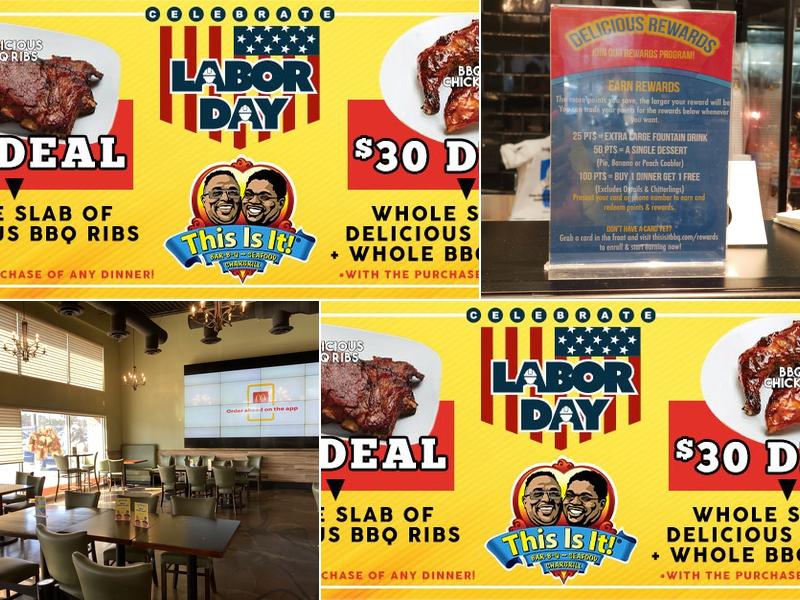 This Is It! Southern Kitchen & Bar-B-Q Menu