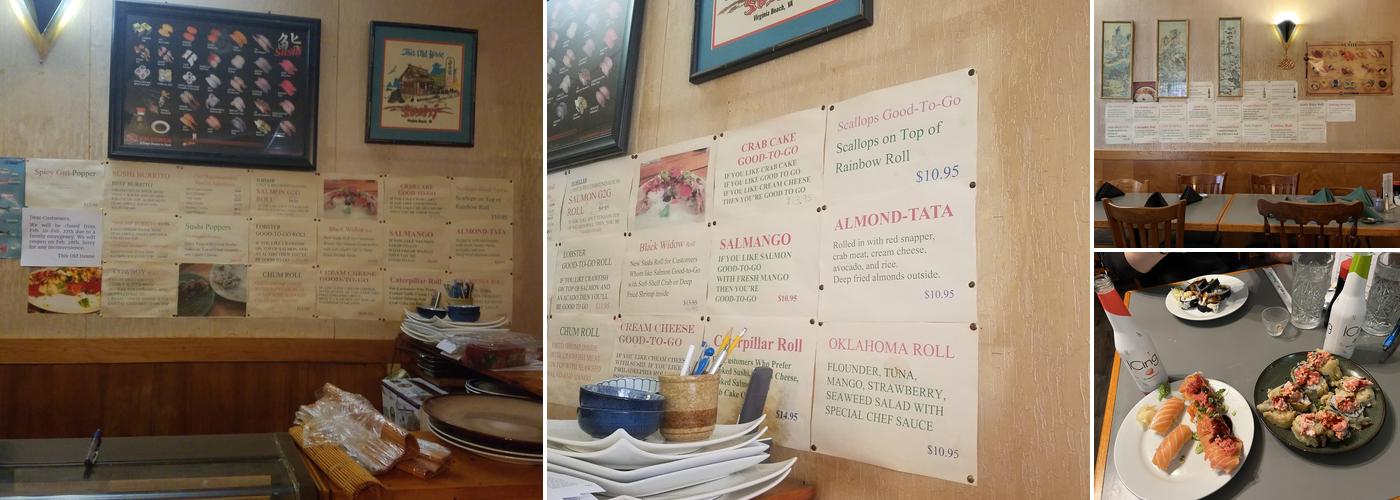 This Old House Japanese Restaurant Menu