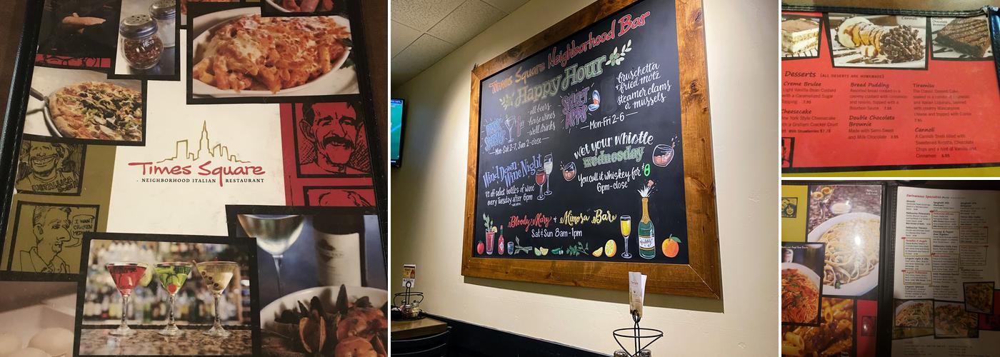 Times Square Menu