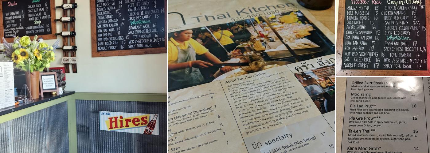Tin Thai Kitchen Menu
