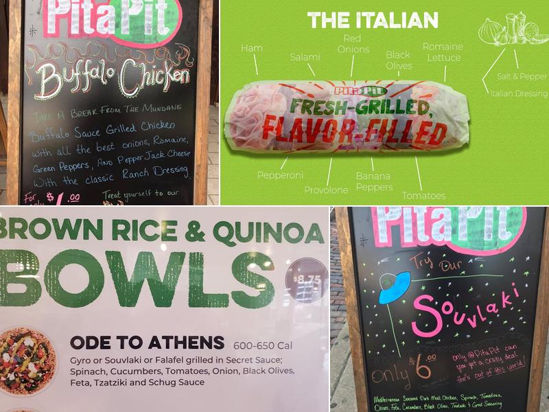 Pita Pit Menu