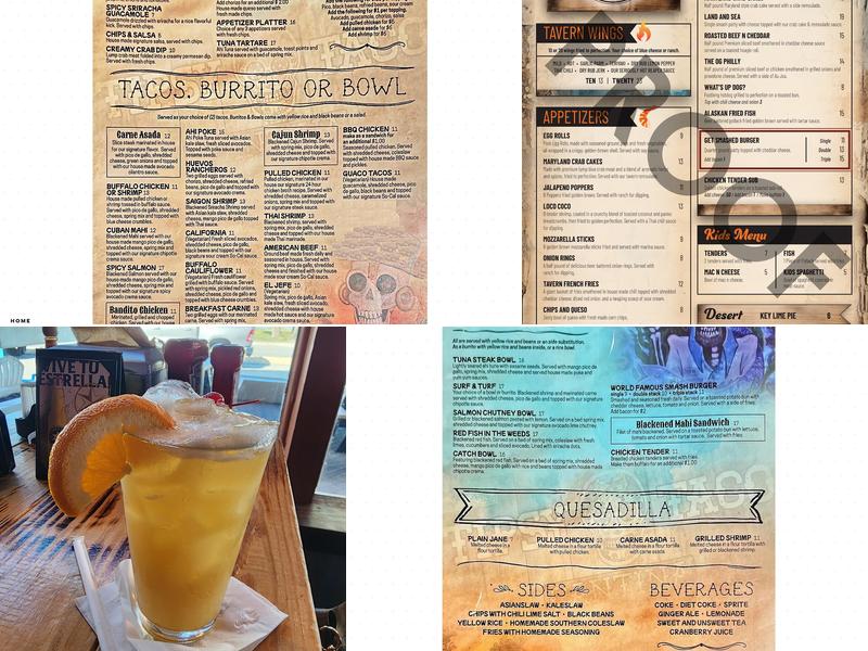 Tipsy Taco Cantina Menu