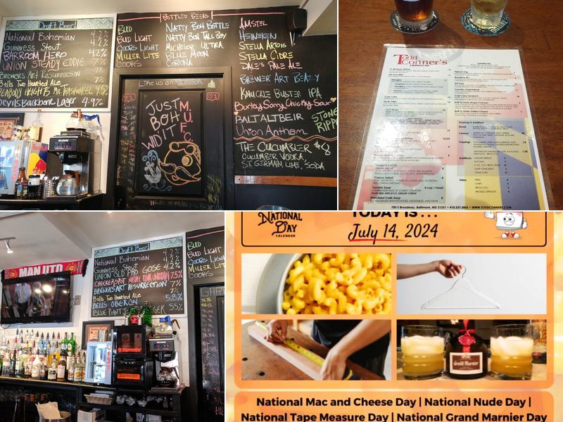 Todd Conner's Menu