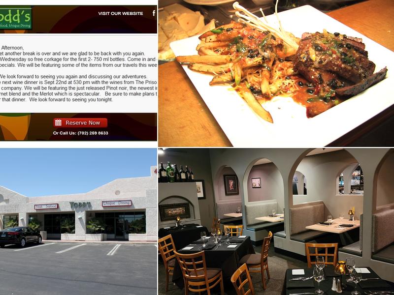 Todd's Unique Dining 4350 Sunset Rd #102, Henderson