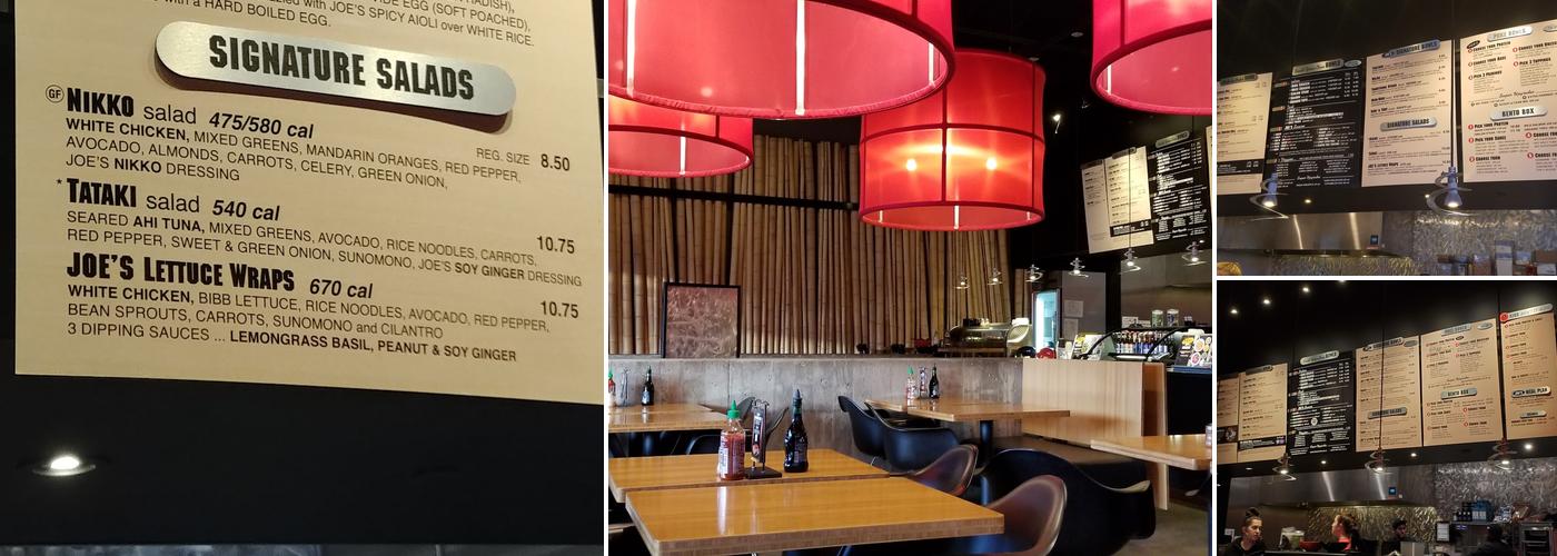 Tokyo Joe's - University Village Menu