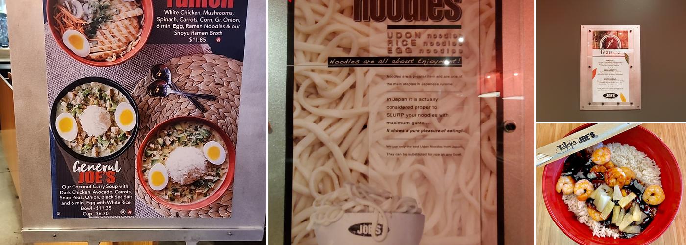 Tokyo Joe's - Val Vista Menu