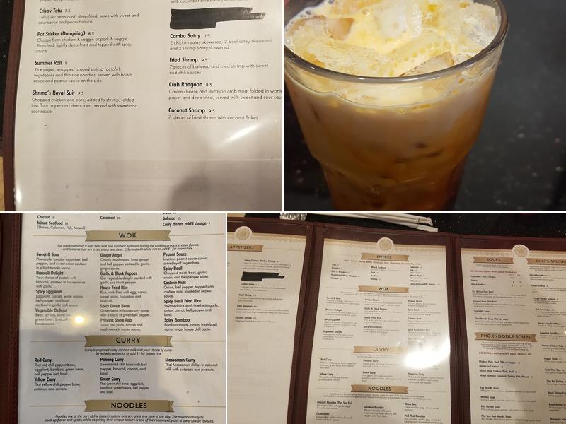 Molly's Thai Ban Menu