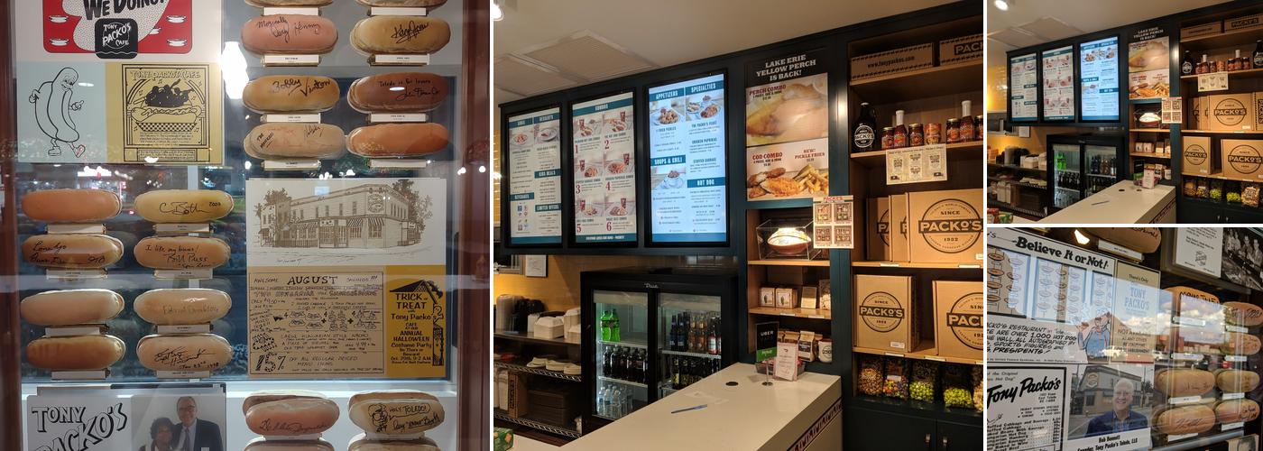 Packo's Secor Menu