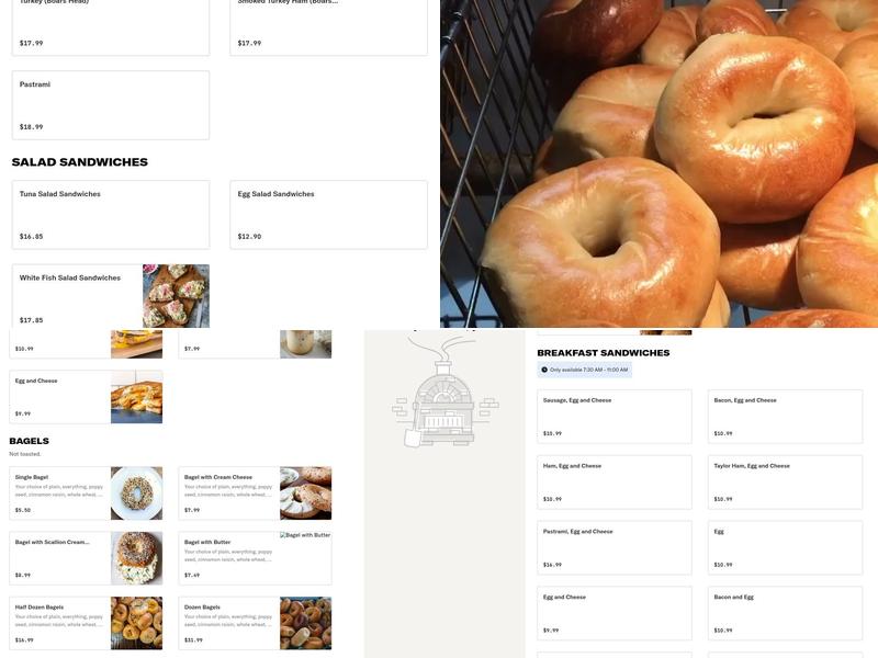 TOP BAGELS & DELI Menu