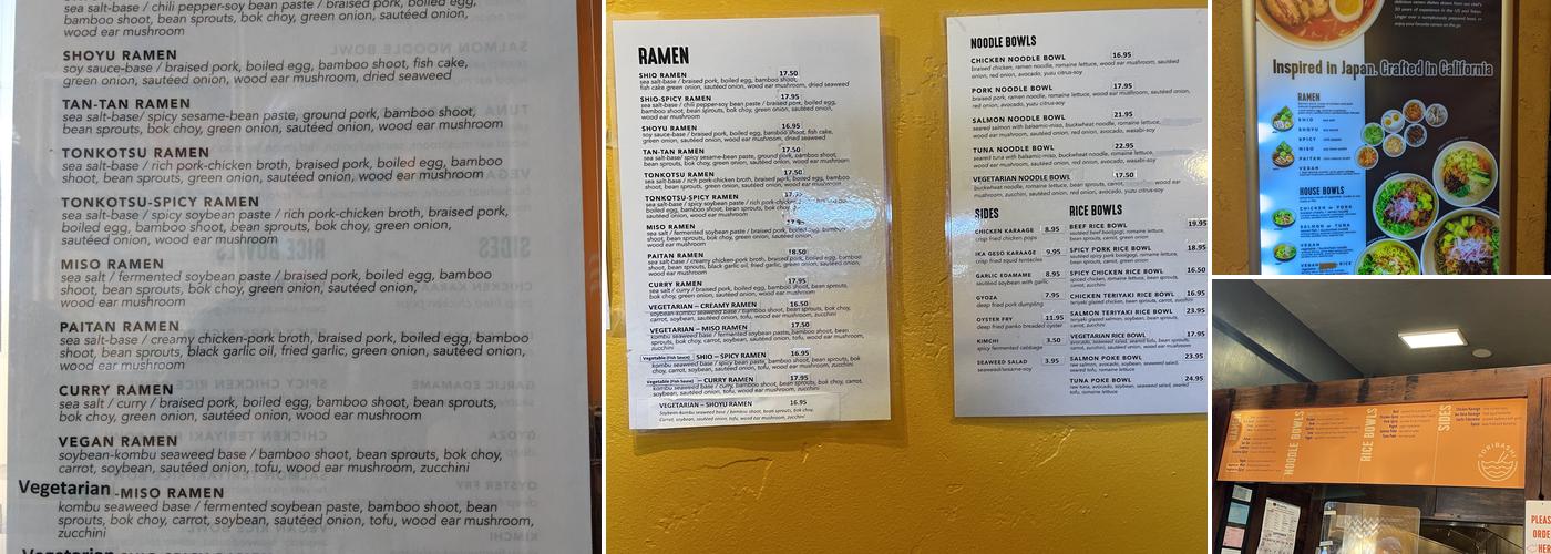 Toribashi Menu