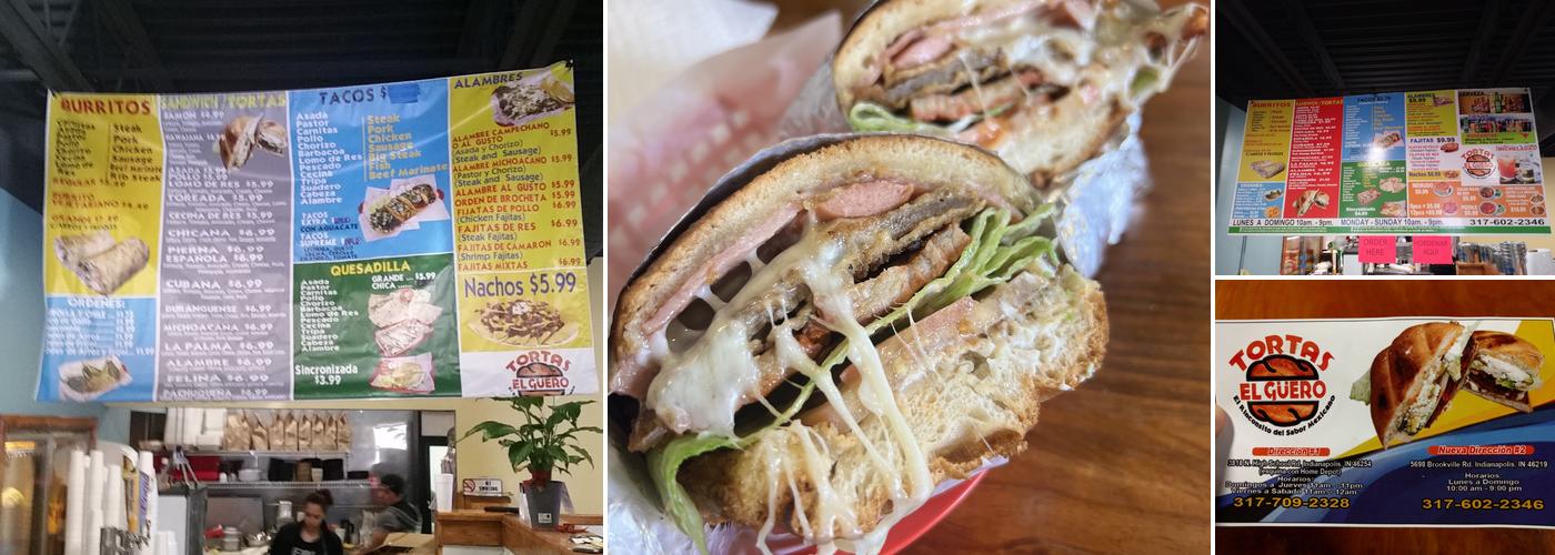 Tortas El Guero Menu