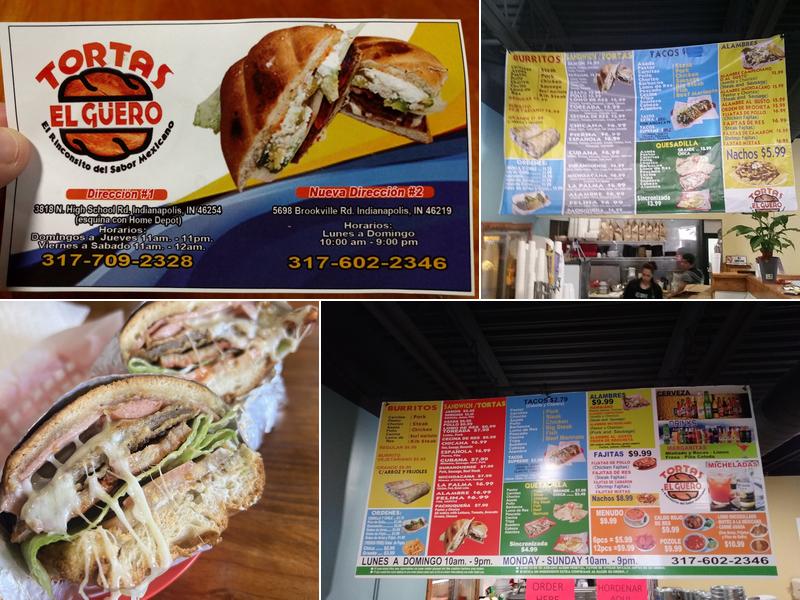 Tortas El Guero Menu