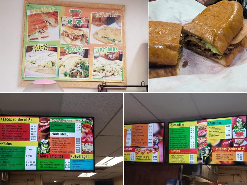 Tortas Locas LLC Menu