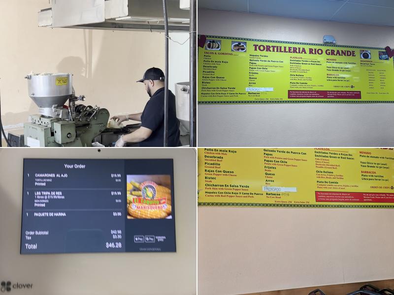 Tortilleria Rio Grande #2 Menu