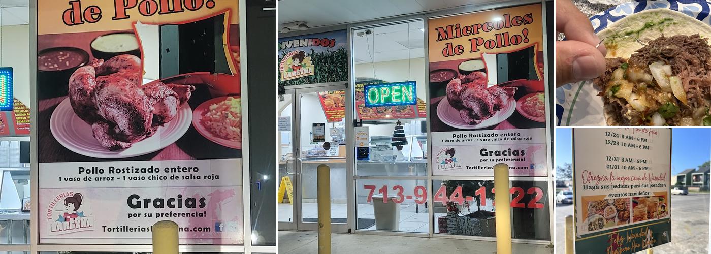 Tortilleria La Real #4 (La Reyna) Menu