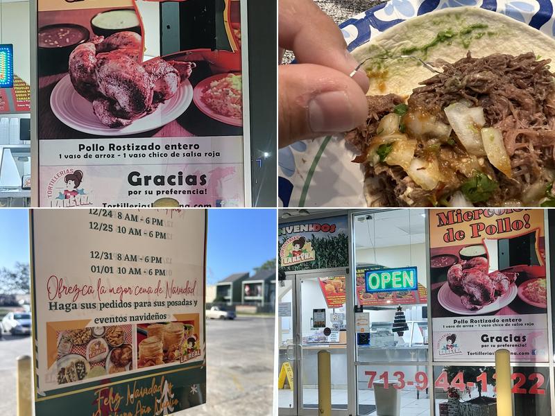 Tortilleria La Real #4 (La Reyna) Menu