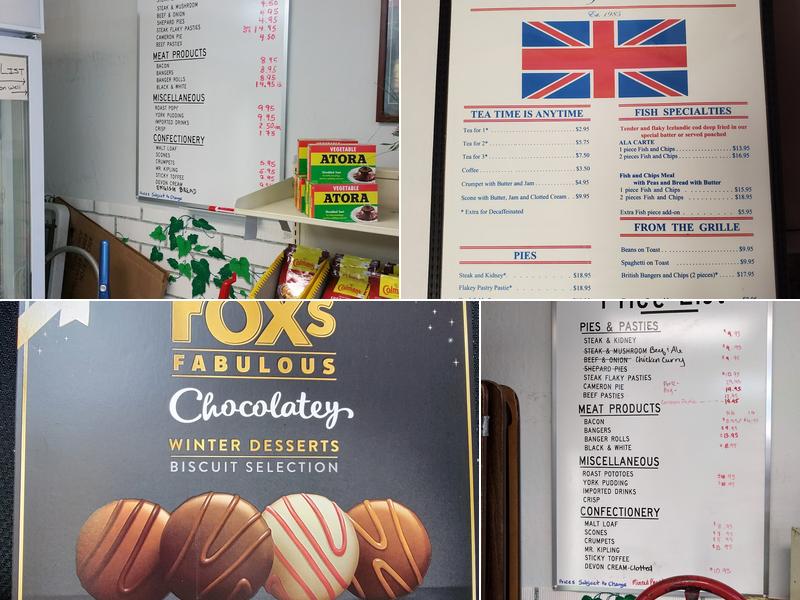 Touch of Britain Menu