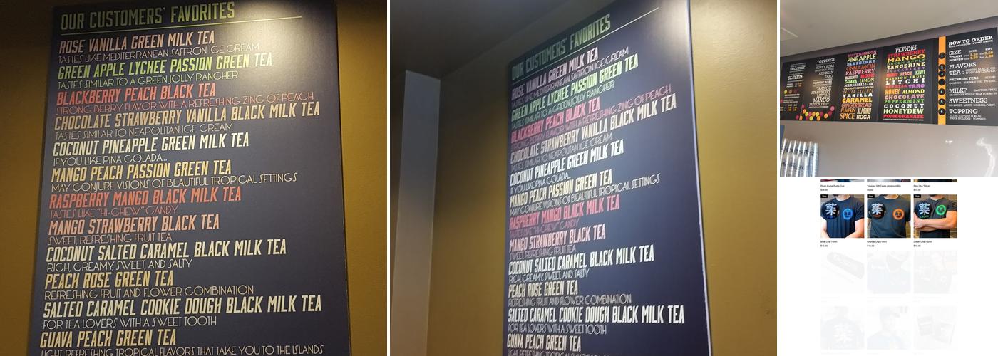Tpumps Menu
