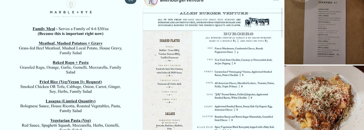 Aroma on Bryant Menu