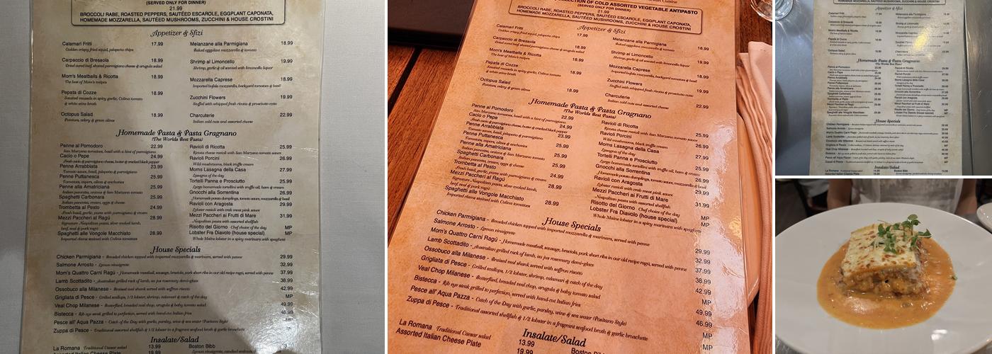 Trattoria Il Panino Menu