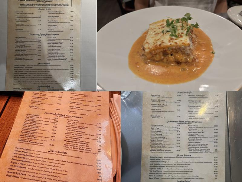 Trattoria Il Panino Menu