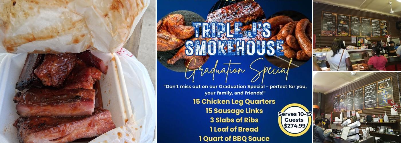 Triple J's Smokehouse Menu